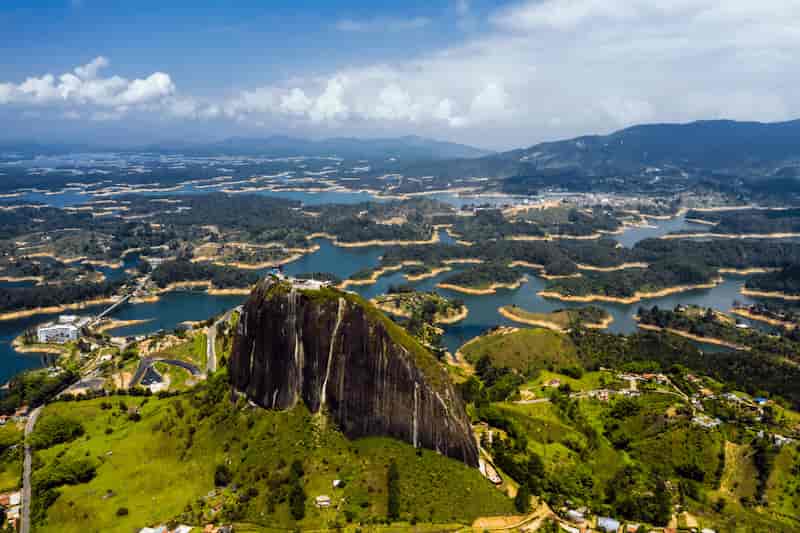 El Peñón de Guatapé Rock and Lake View, Colombia